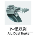 Medium 5 Inch 120Kg Plate Brake PU Caster